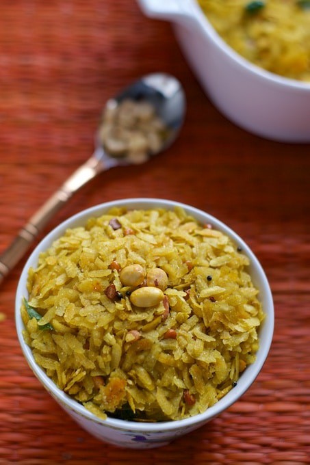 Say no to store bought chivdas! Make this Poha chivda this Diwali and all you need is 10 minutes. Makes for a great after school snack as well!