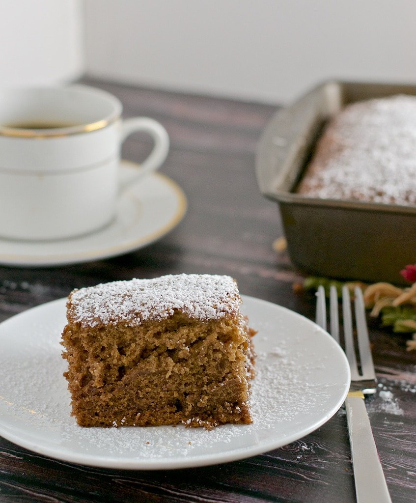 Date cake - a cake made from luscious dates that's so easy to make that soon this will be your go-to recipe. What is nice that you can make this in your blender as well!