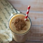 Date and Chikoo Smoothie - This nutritious blended drink made from Date and Chikoo (Sapota) is a great treat for anytime of the day