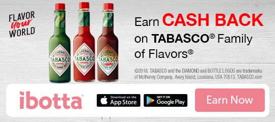 A coupon for TABASCO sauce