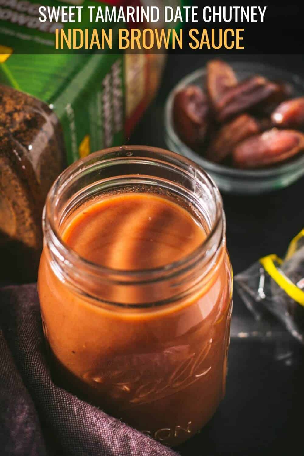 Sweet Tamarind Chutney With Dates (Imli Chutney) Simple Indian Meals