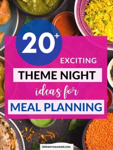 An image with caption - 20+ exciting theme night ideas for meal planning