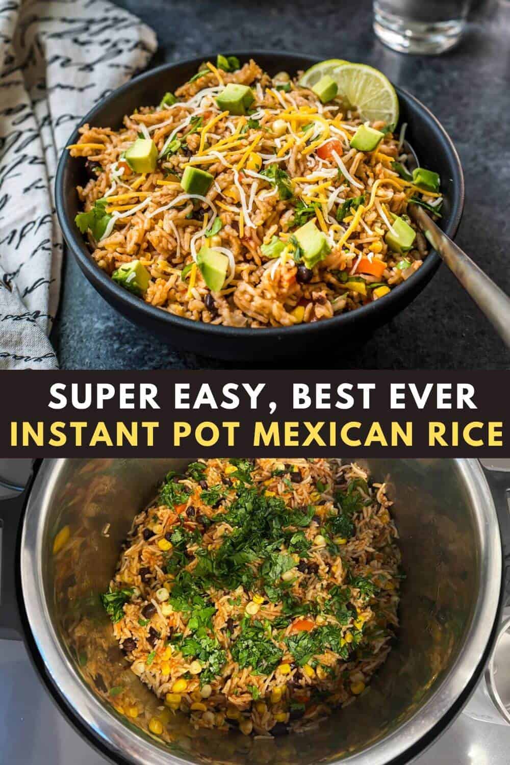 Instant Mexican Rice Instant Pot Spanish / Mexican Rice and Beans - Simple Indian Meals
