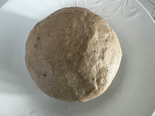 A ball of paratha dough.